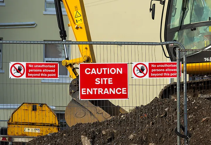 Signalisation et balisage de chantier