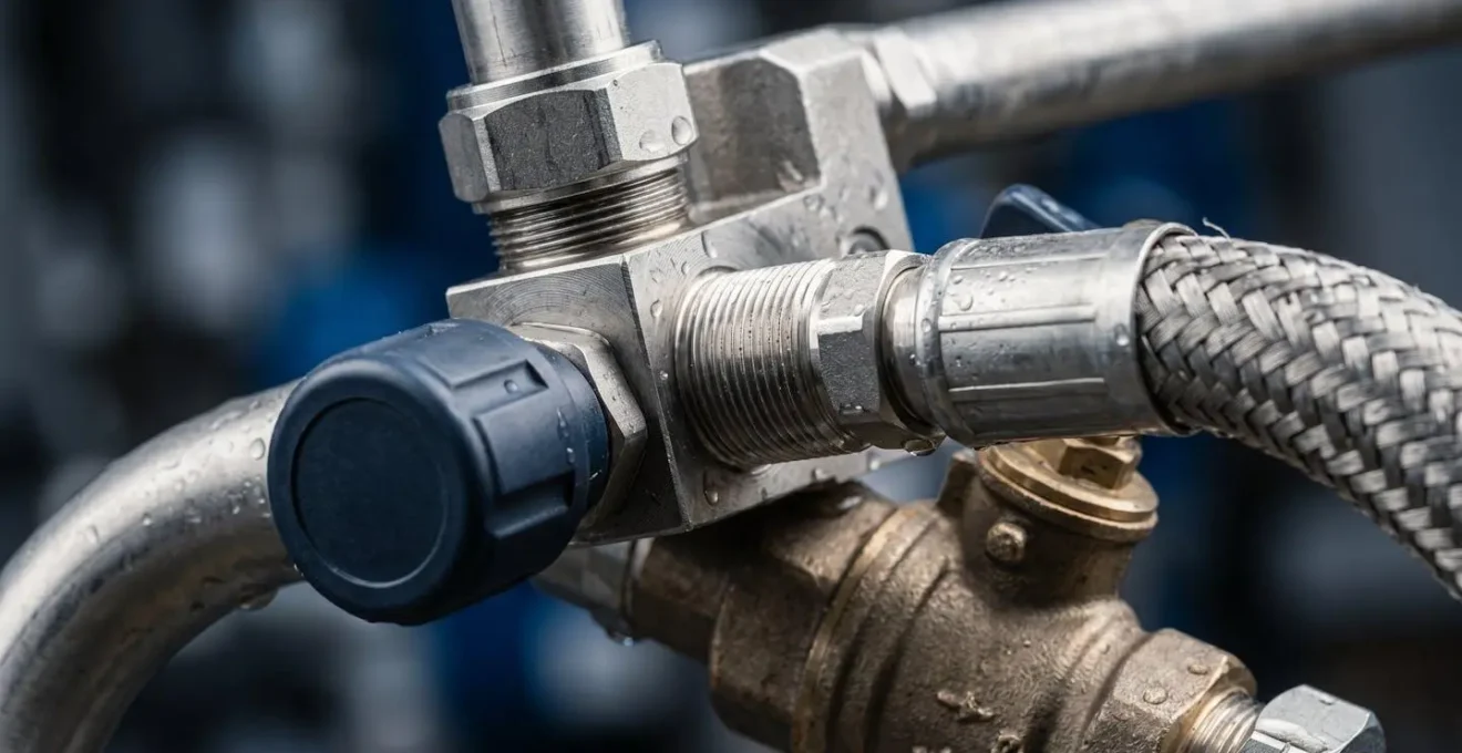Installation professionnelle d'un système de double réseau pour eau de pluie