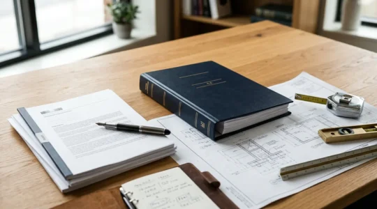 Scène professionnelle illustrant la reconnaissance d'un rapport d'expertise dans un contexte judiciaire