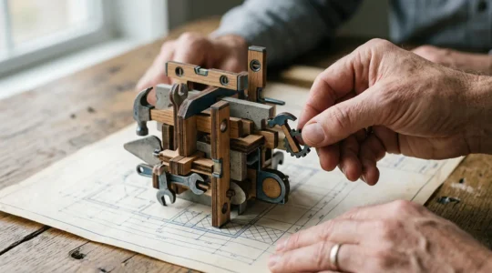 Scene strategique de recrutement moderne dans le secteur du batiment illustrant l'approche proactive pour attirer des candidats qualifies