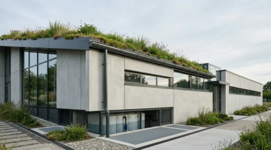 Système intégré de gestion de l'eau dans un bâtiment moderne